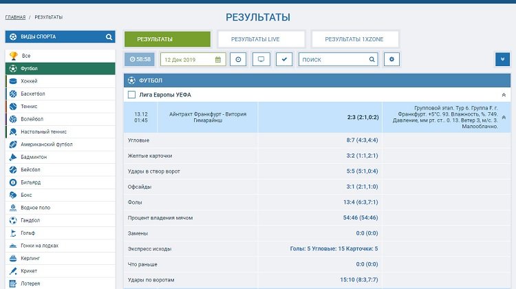 Раздел со статистикой