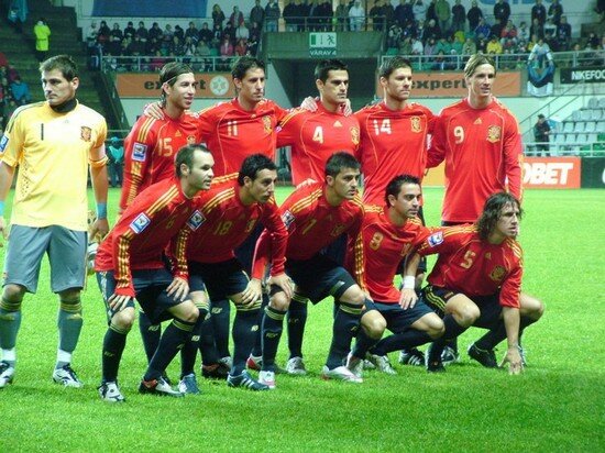 Испания - Эстония 2008 год