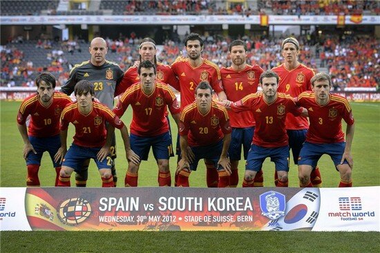Испания - Южная Корея 2012 год