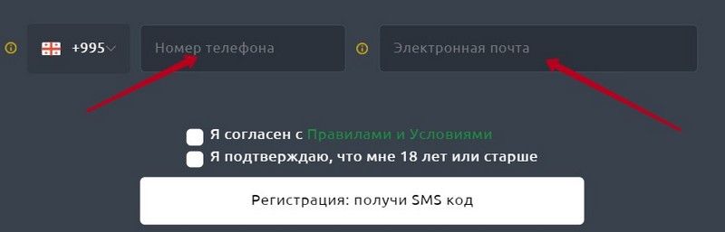 Поля в форме для обратной связи при регистрации Поля в форме для обратной связи при регистрации