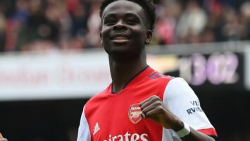 Букайо Сака — второй по молодости игрок «Арсенала», забивший 20 голов в АПЛ