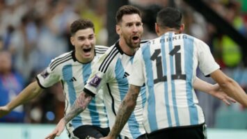 Лионель Месси вывел сборную Аргентины вперед в финале чемпионата мира