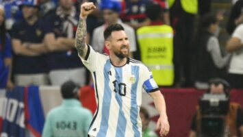 Лионель Месси впервые выиграл на чемпионате мира