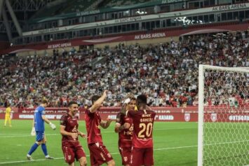 «Рубин» в четвертый раз подряд сыграл вничью в Первой лиге