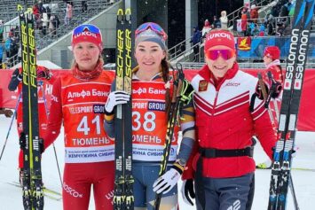 Команда Пантриной победила в эстафете на чемпионате России