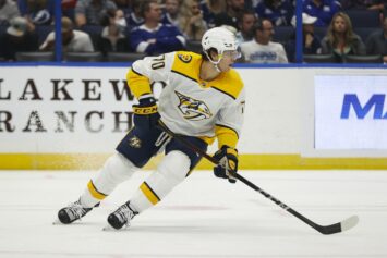 Российский хоккеист «Нэшвилла» Афанасьев забил дебютный гол в НХЛ