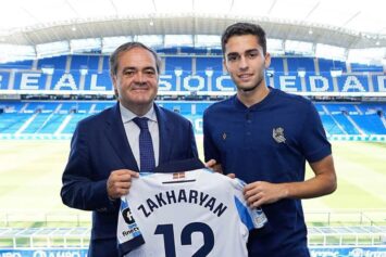 В Испании рассказали о дате дебюта Захаряна за «Реал Сосьедад»
