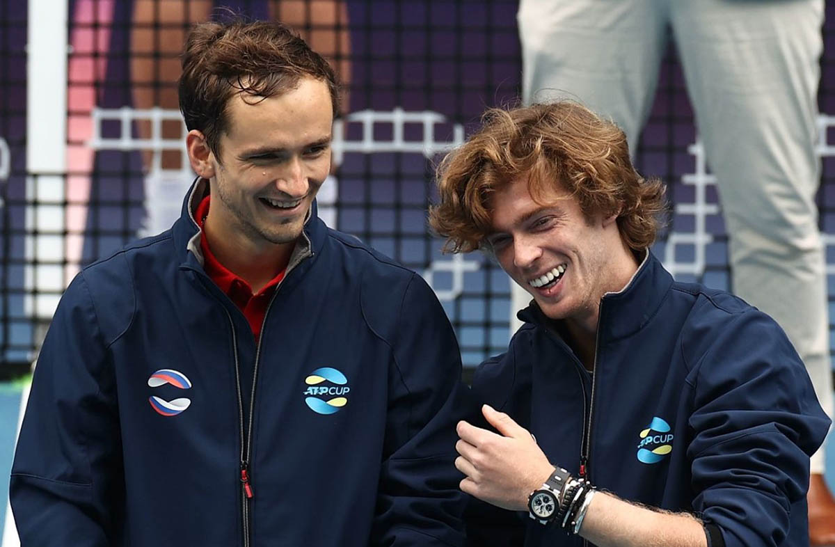 Андрей Рублев и Даниил Медведев