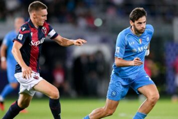 «Наполи» — «Болонья»: ставка на двойной шанс болонцев за 1.82. Такое пари было актуально в 7 последних гостевых поединках в Серии А