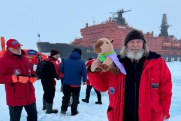 Капибара БК Лига Ставок добралась до Северного полюса в компании Федора Конюхова