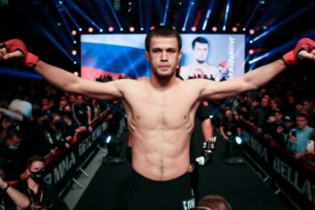 Усман Нурмагомедов успешно защитил титул Bellator, победив Александра Шаблия