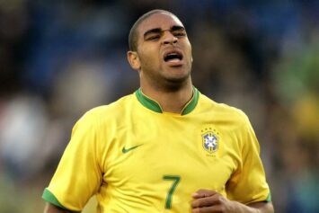 Экс-игрок «Интера» Адриано объявил о прощальном матче в возрасте 42 лет