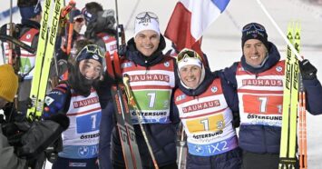 Биатлонная сборная Норвегии впервые с 2017 года не попала в топ-3 в смешанной эстафете ЧМ