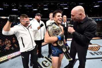 Неизвестный проник в студию Генри Сехудо и украл его первый пояс UFC