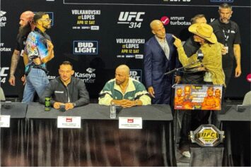 Диегу Лопес и Яир Родригес устроили перепалку на пресс-конференции перед UFC 314