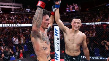 Макс Холлоуэй и «Корейский Зомби» посоревновались в силе удара