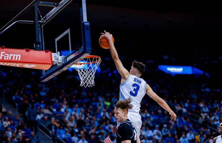 Первый матч Демина в NCAA