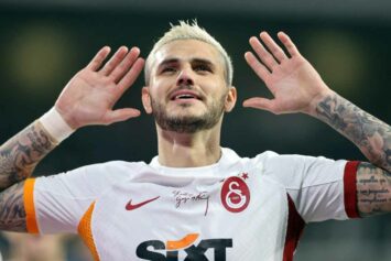 Капитан «Галатасарая» Мауро Икарди вернулся к тренировкам после тяжелой травмы колена