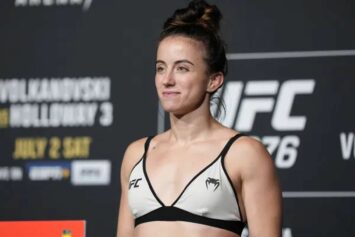 Мэйси Барбер прокомментировала снятие с главного боя UFC Vegas 107