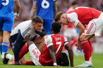 Вингер «Арсенала» Букайо Сака выбыл на месяц из-за травмы подколенного сухожилия