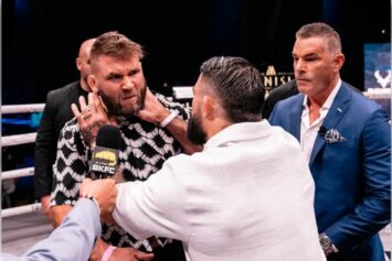 Бывшие бойцы UFC чуть не устроили потасовку на мероприятии BKFC 80