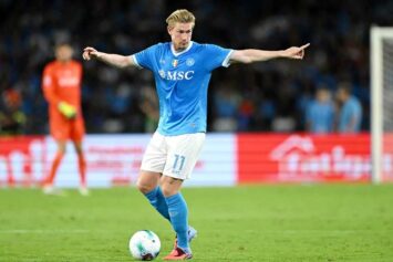 Букмекеры назвали «Наполи» фаворитом матча со «Спортингом» в Лиге чемпионов