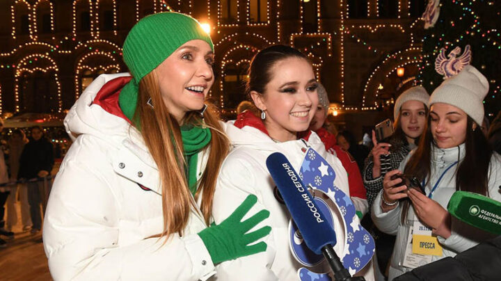 Камила Валиева и Татьяна Навка