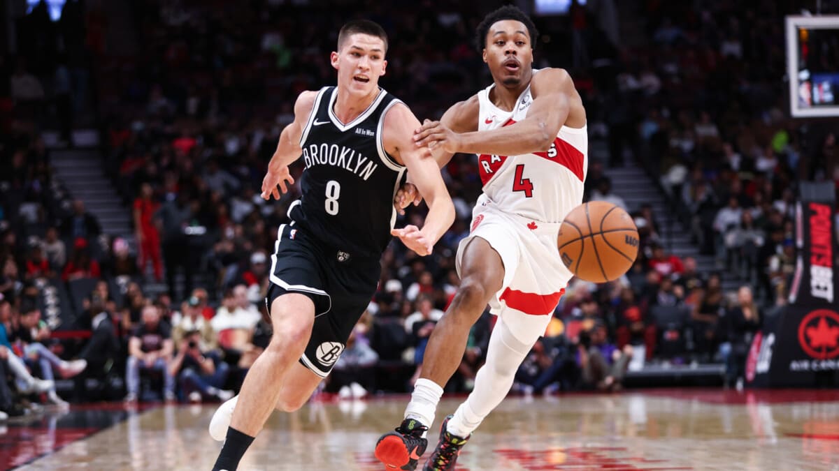 Егор Демин дебютировал за «Бруклин Нетс» и набрал 14 очков в матче против «Торонто Рэпторс»