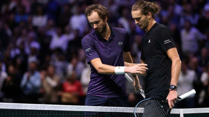 Даниил Медведев и Александр Зверев