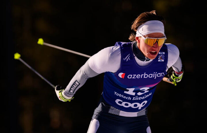 Лыжник Коростелев