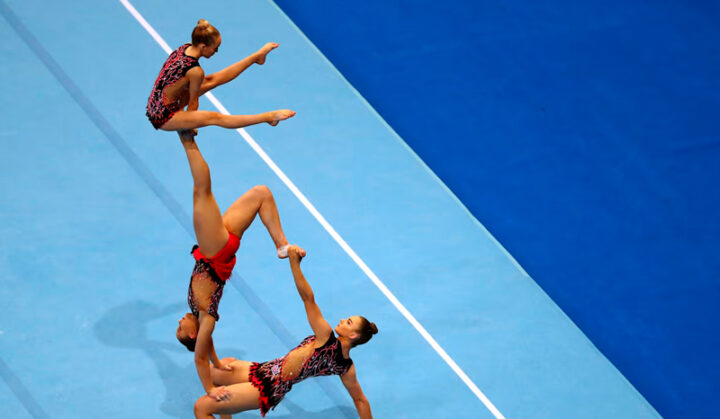 Акробатическое выступление