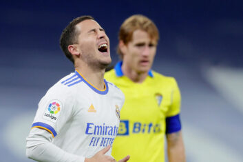 Азар сыграл полный матч за «Реал» впервые с 2019 года