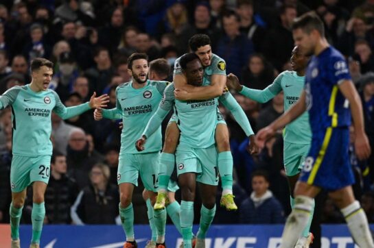 «Брайтон» забил в добавленное время и вырвал ничью в матче с «Челси» 1:1