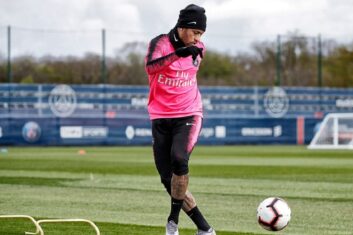 Неймар провел первую тренировку в общей группе ПСЖ вместе с Мбаппе и Месси