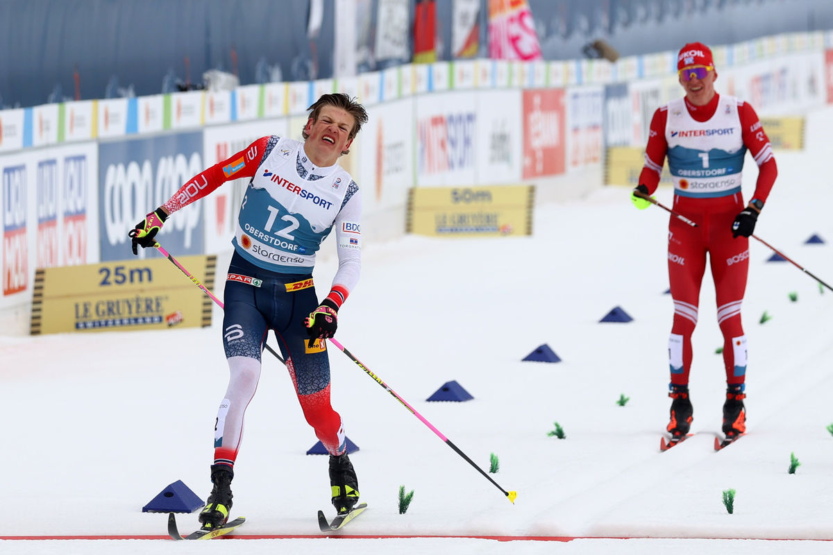 Йоханнес Клебо и Александр Большунов