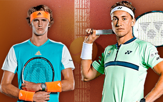 Прогноз Каспер Рууд — Александр Зверев