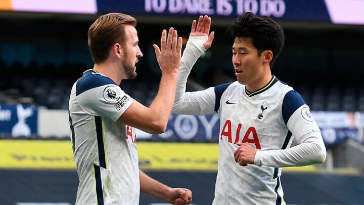 Лидеры «Тоттенхэма» Харри Кейн и Сон Хен Мин