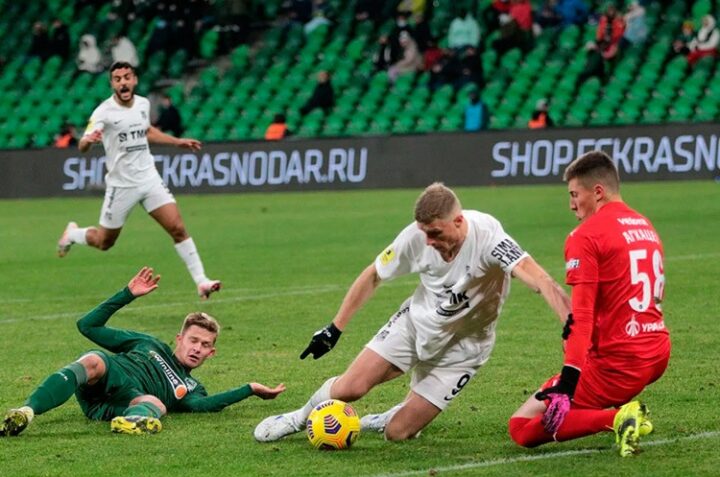 Краснодар 2:2 Урал