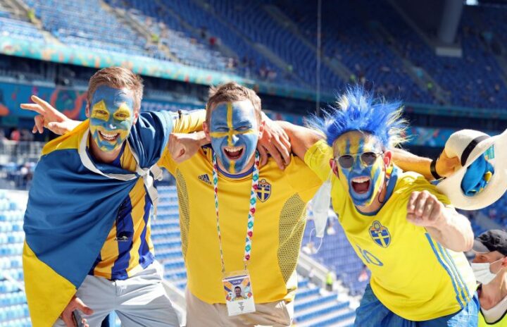 Болельщики Швеции