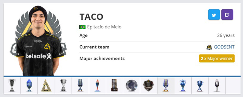 TACO выиграл 2 мейджора: за Luminosity и SK Gaming
