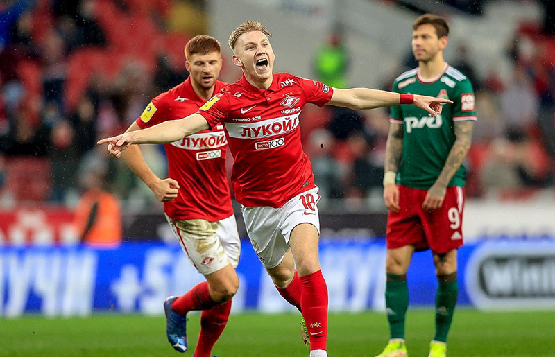 Игрок «Спартака» Наиль Умяров Спартак